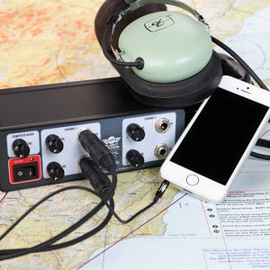 Flight Sounds DualPro Helicopter | Military Aviation Headset USB Adapter. Use with multiple Headsets and device.