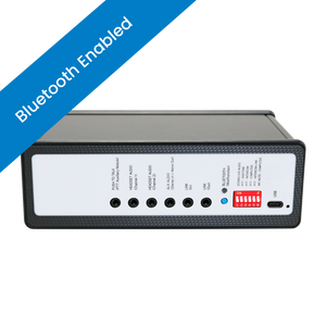 Flight Sounds DUALPRO rear panel with USB-C and Bluetooth