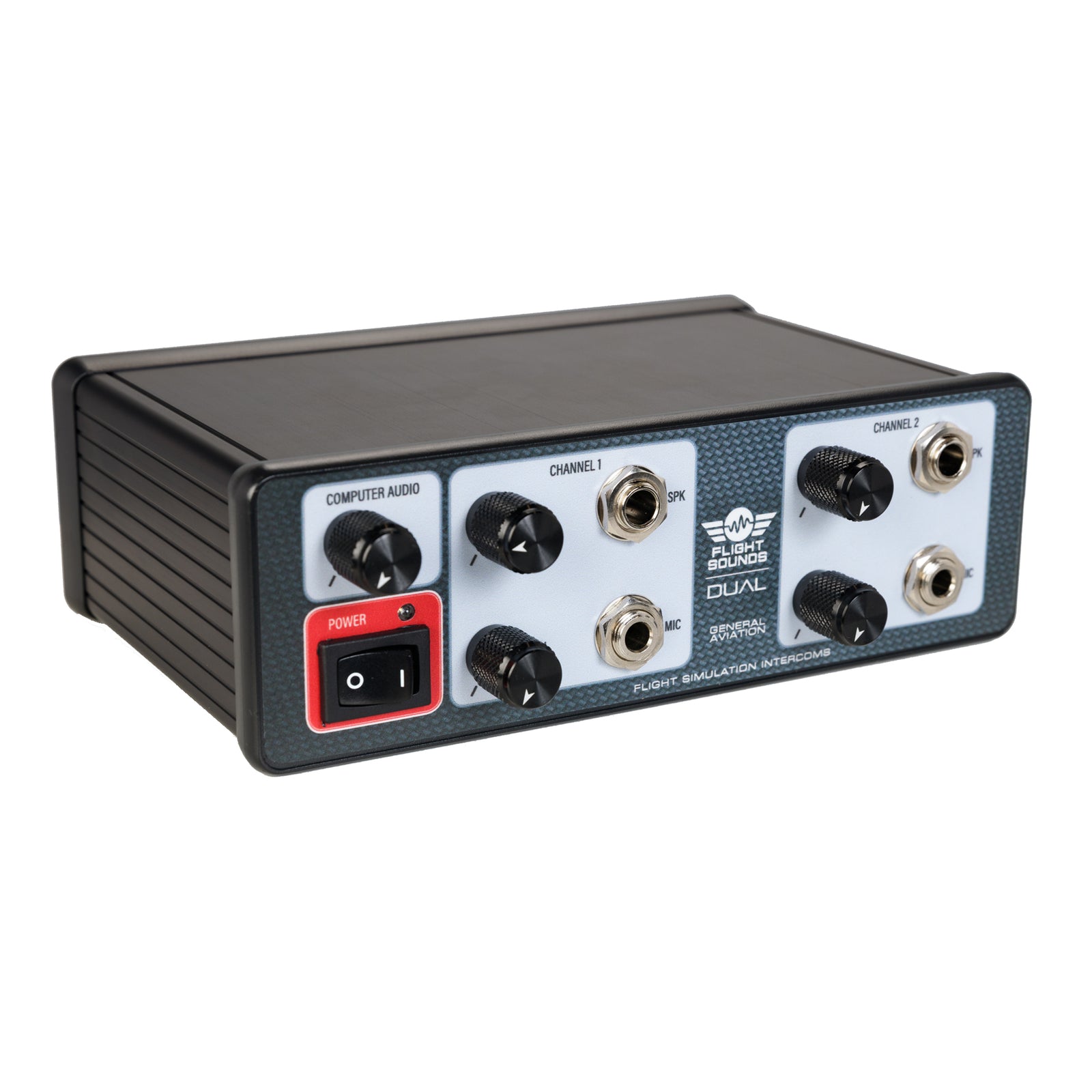 Flight Sounds Dual General Aviation Headset USB Adapter